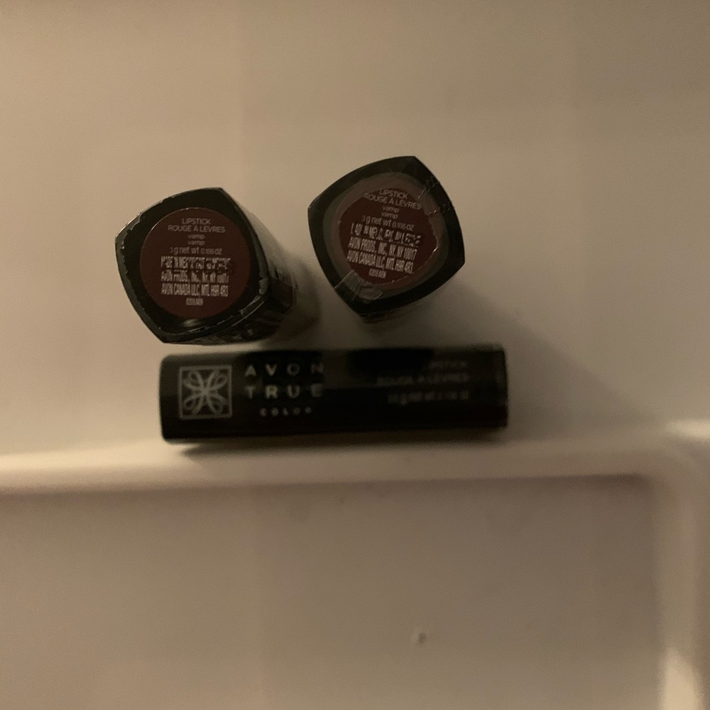 Avon True Color Lipstick - Vamp Lot of 3 Sealed